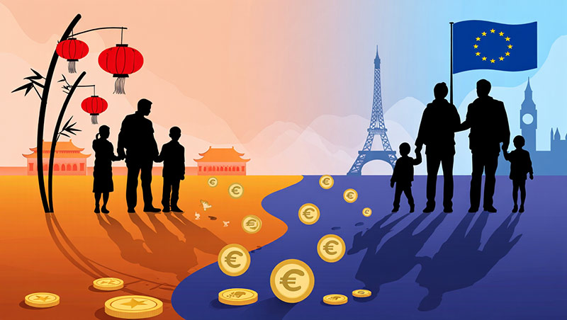 中国家庭通过商业或投资迁居欧盟的家庭福利